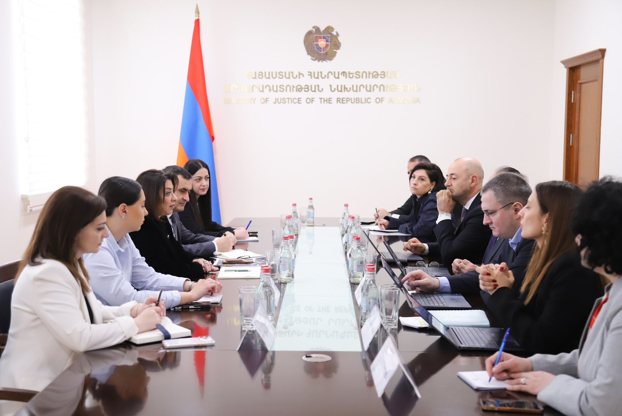 Արդարադատության նախարարությունն ընդունել է  Համաշխարհային բանկի պատվիրակությանը