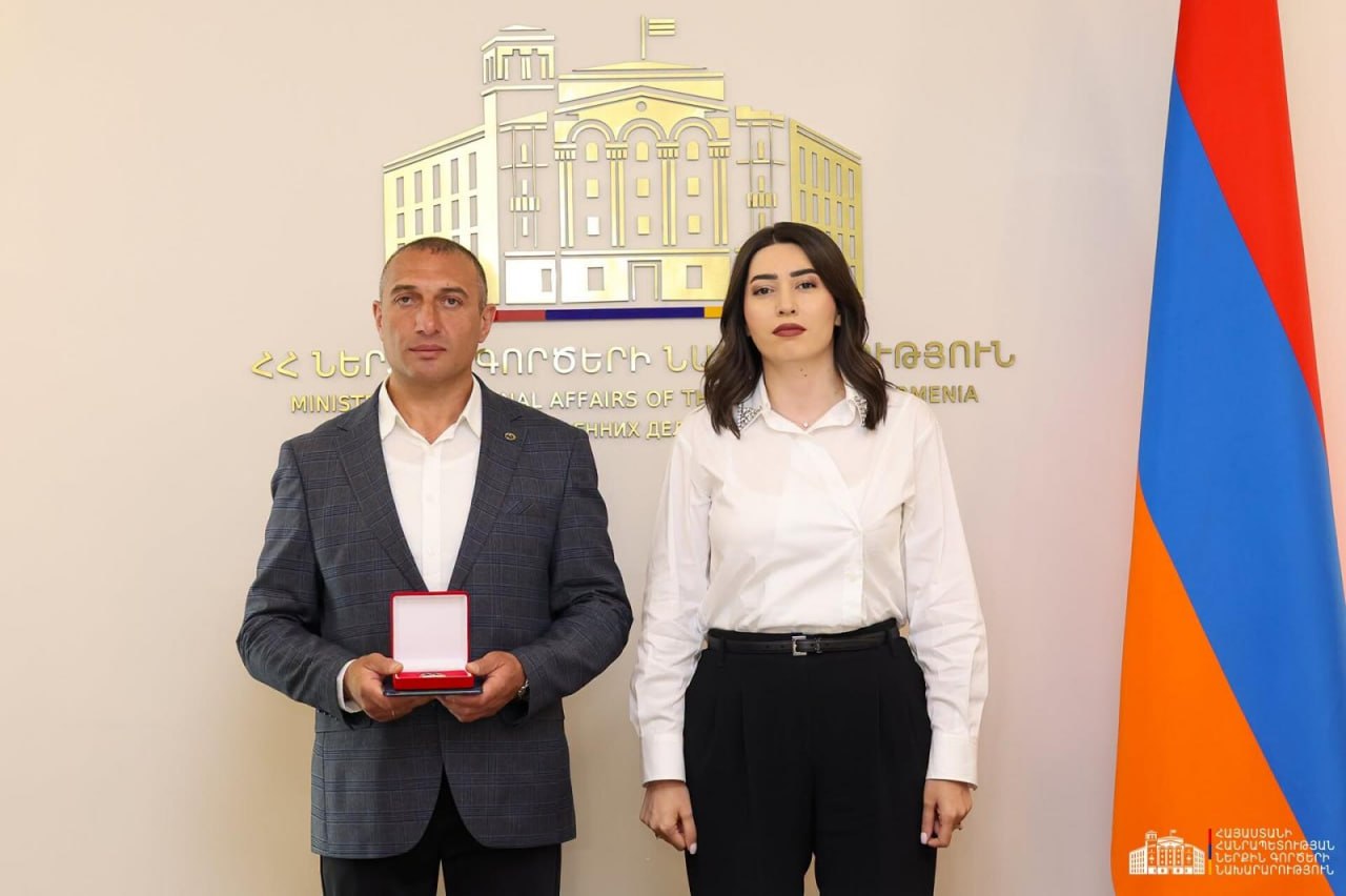 Ջրասուզակ Վահե Մելքոնյանը պարգևատրվել է    