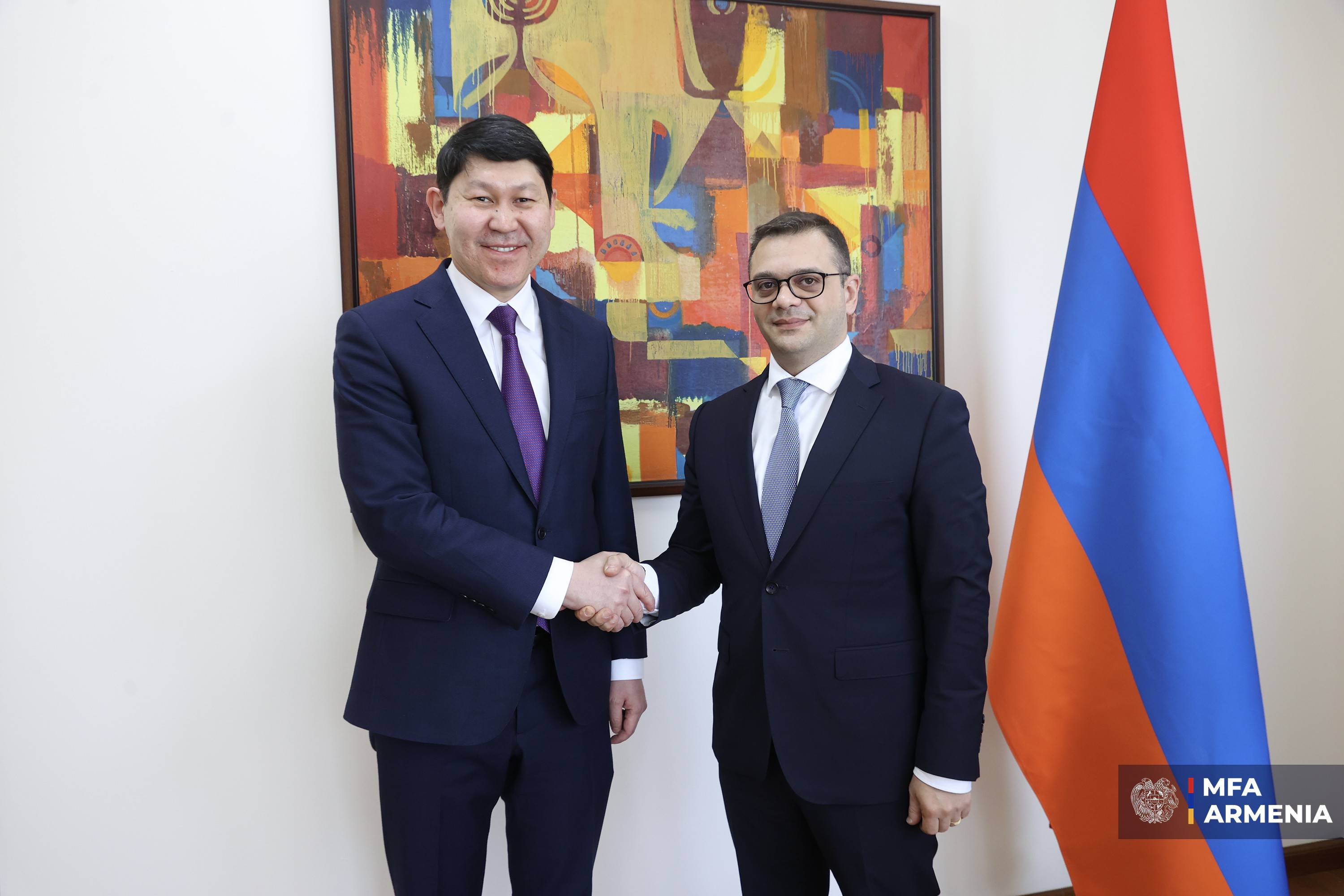 ՀՀ ԱԳՆ ընդունել է Ղազախստանի ԱԳՆ Բազմակողմ համագործակցության վարչության տնօրենին