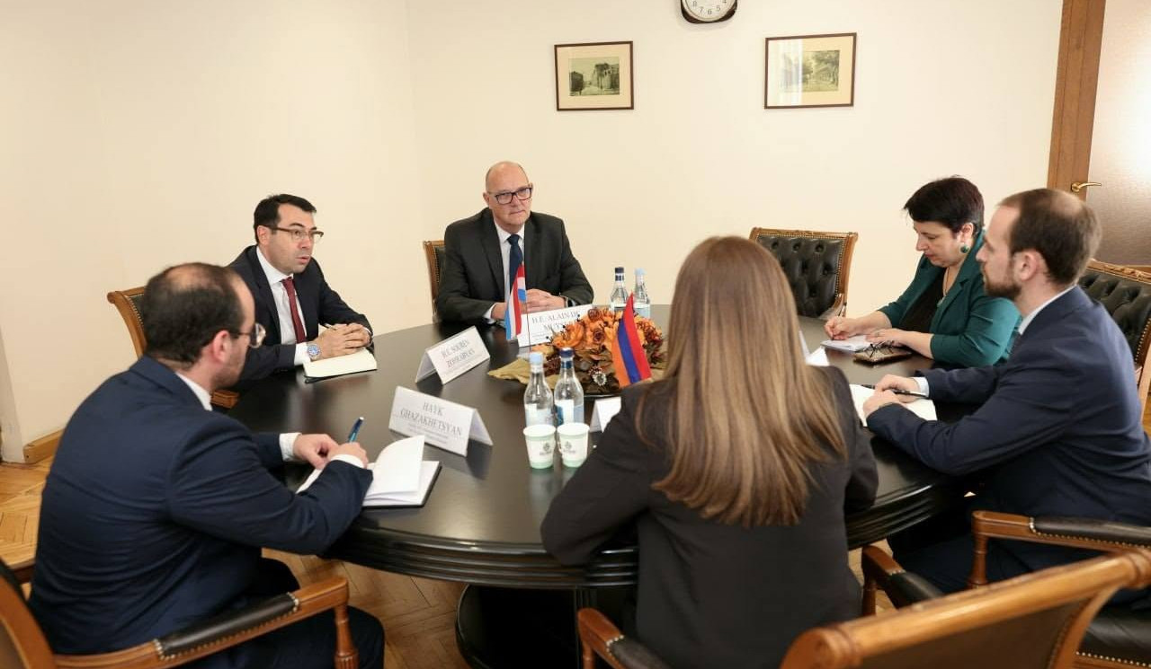 Էկոնոմիկայի փոխնախարարը և Լյուքսեմբուրգի դեսպանն անդրադարձել են հայկական արտադրանքի արտահանմանը