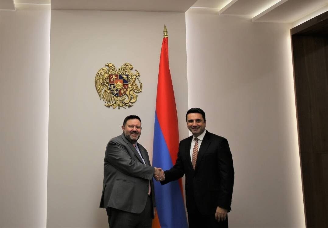 Ալեն Սիմոնյանն  ընդունել է Հայաստանում ԱՄՆ գործերի ժամանակավոր հավատարմատար Դեյվիդ Ալենին