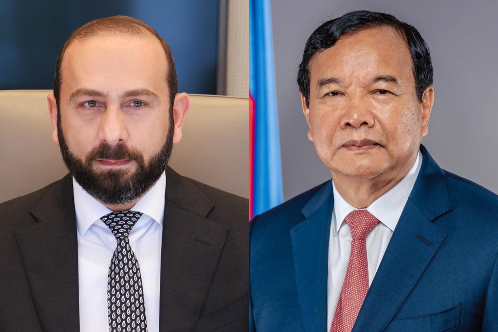 Արարատ Միրզոյանին պաշտոնում վերանշանակվելու առթիվ շնորհավորել է Կամբոջայի ԱԳ նախարարը