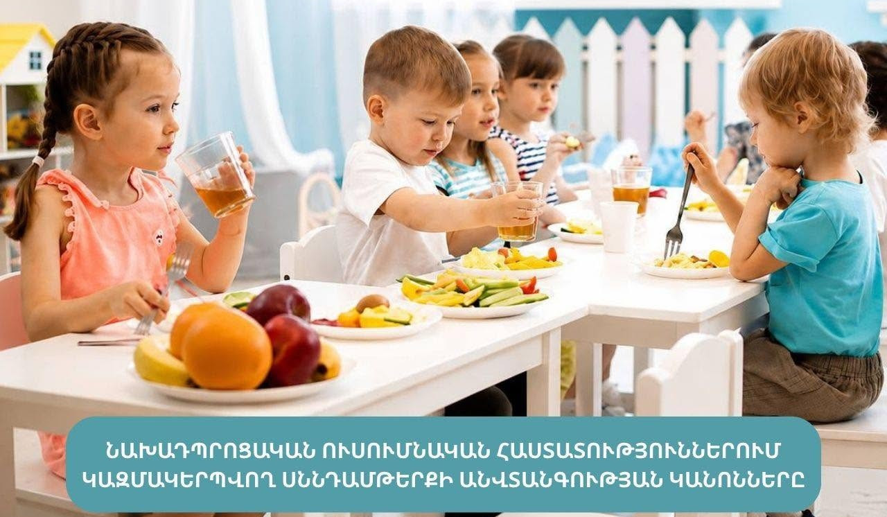 Ինչպես պետք է կատարվի նախադպրոցական ուսումնական հաստատություններում երեխաների սննդի կազմակերպումը