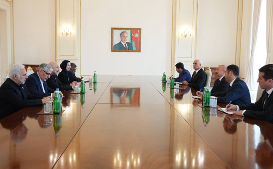 Իրանի խորհրդարանի նախագահը հանդիպել է Ալիևի հետ․ քննարկում են անցկացրել 