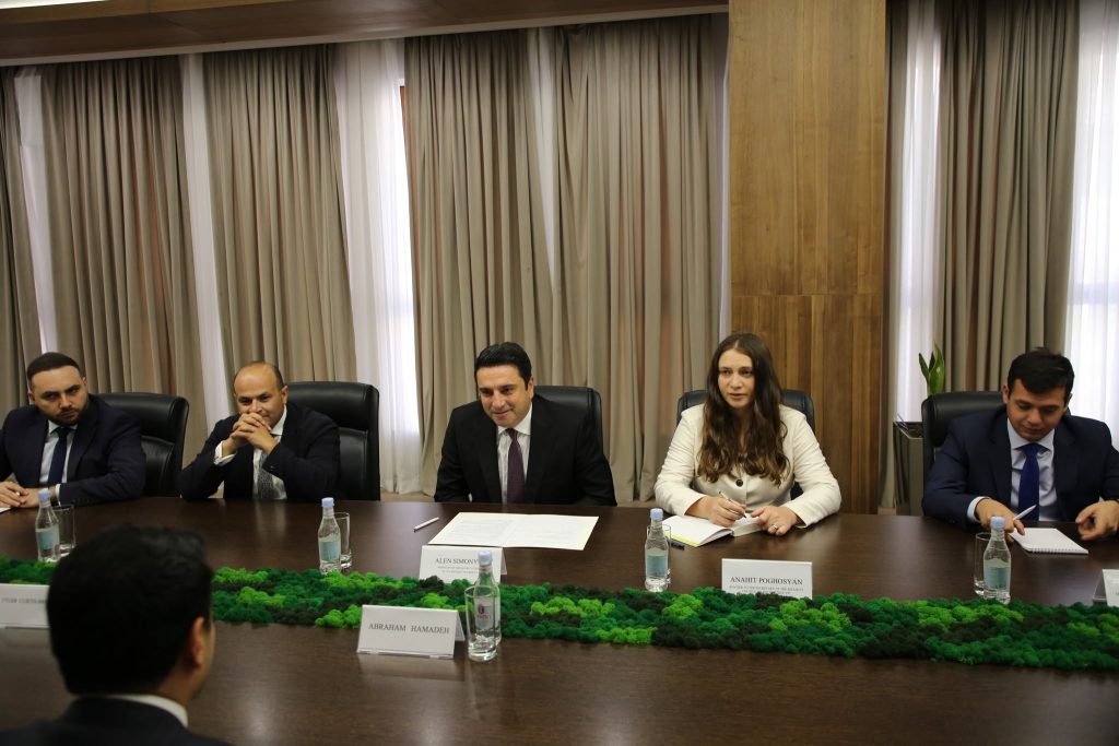 Ալեն Սիմոնյանն առաջին հանդիպումն է ունեցել ԱԽ քարտուղարի պաշտոնում