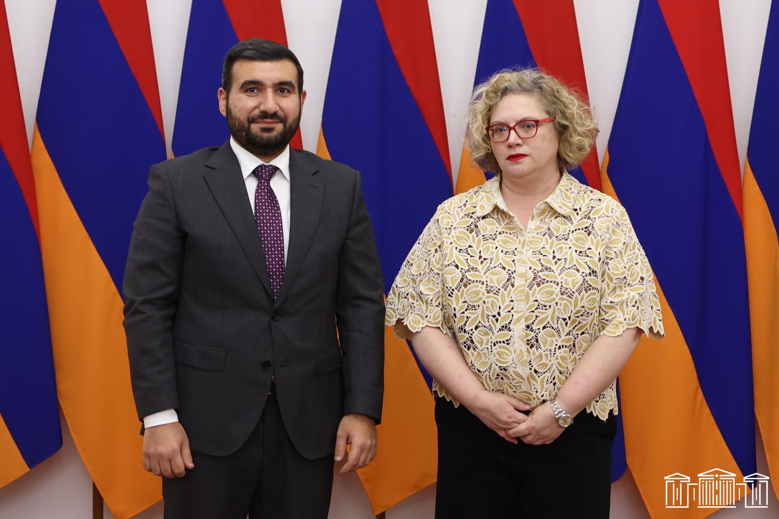 Վահագն Ալեքսանյանը  հանդիպել է ՀՀ-ում Մեծ Բրիտանիայի և Հյուսիսային Իռլանդիայի Միացյալ Թագավորության արտակարգ և լիազոր դեսպանին